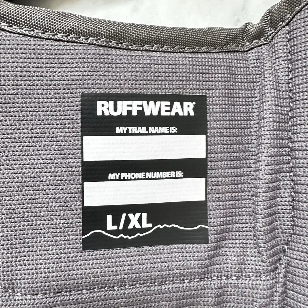 Ruffwear Singletrak Pack Dog Backpack L/XL Gray Saddle-Bag Style Pack